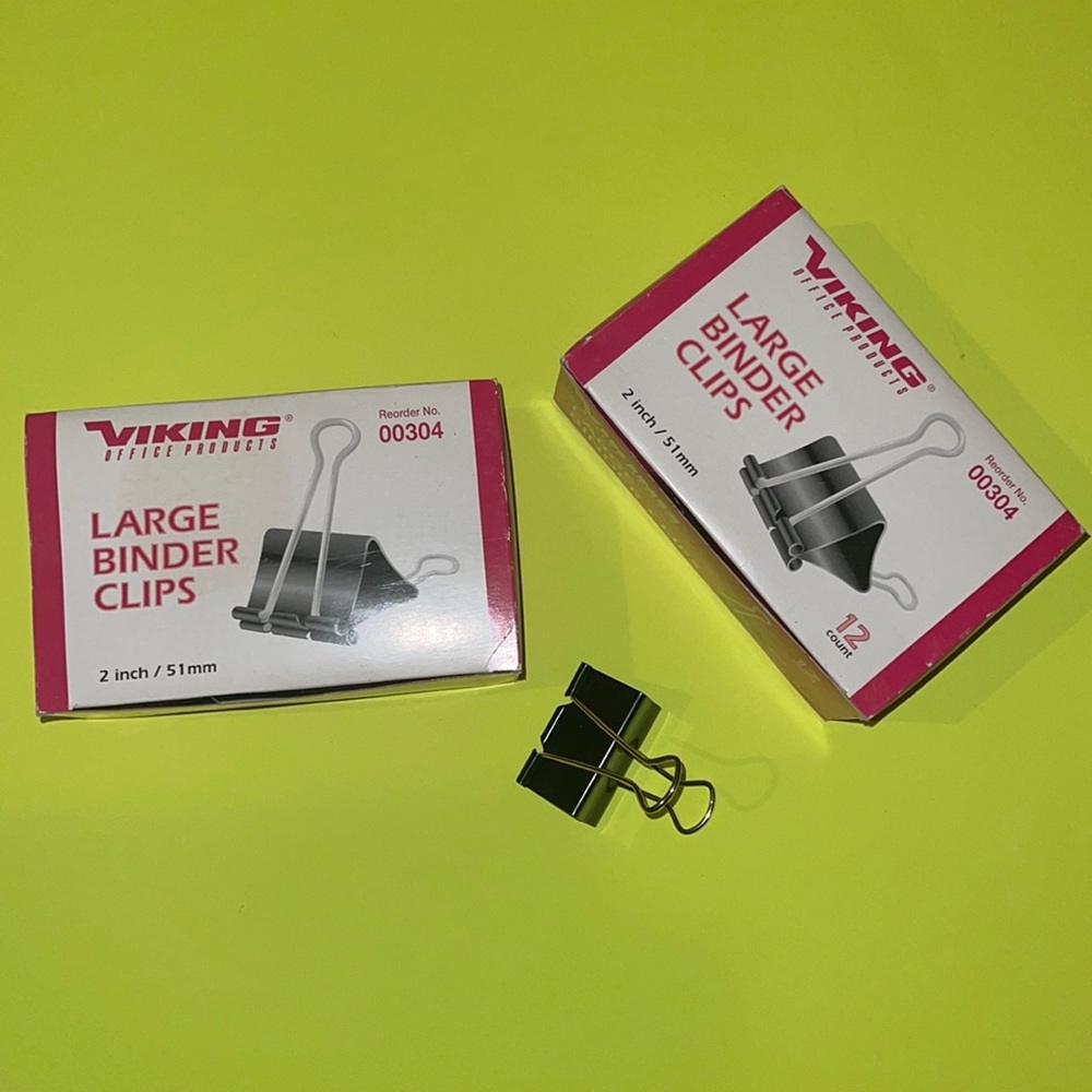 Large Binder Clips